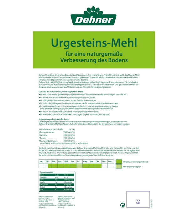 Dehner Urgesteins-Mehl 2 Dehner Urgesteins-Mehl – Bild 2