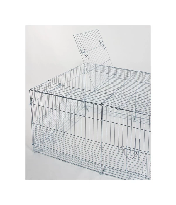 KERBL Jungtier-Freilaufgehege Mit Ausbruchsperre, Ca. B144/H60/T112 Cm 6 KERBL Jungtier-Freilaufgehege Mit Ausbruchsperre, Ca. B144/H60/T112 Cm – Bild 6