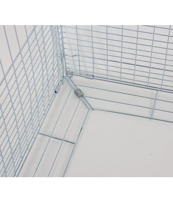 KERBL Jungtier-Freilaufgehege Mit Ausbruchsperre, Ca. B144/H60/T112 Cm 5 KERBL Jungtier-Freilaufgehege Mit Ausbruchsperre, Ca. B144/H60/T112 Cm – Bild 5