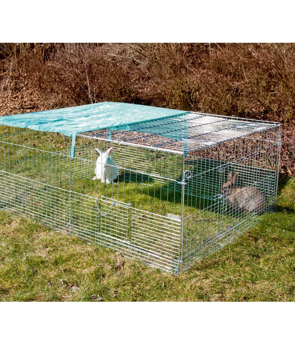 KERBL Jungtier-Freilaufgehege Mit Ausbruchsperre, Ca. B144/H60/T112 Cm 1 KERBL Jungtier-Freilaufgehege Mit Ausbruchsperre, Ca. B144/H60/T112 Cm