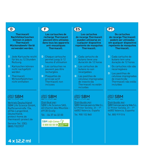 Thermacell Mückenabwehr Nachfüllpackung, 4 Gaskartuschen 2 Thermacell Mückenabwehr Nachfüllpackung, 4 Gaskartuschen – Bild 2