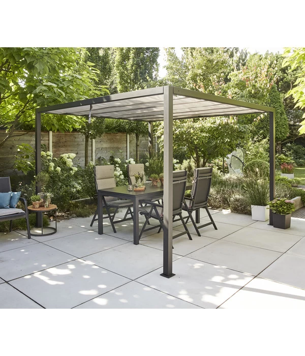 Siena Garden Schattenmanufaktur® Pergola Basis Libera, Ca. B315/H217/T315 Cm 12 Siena Garden Schattenmanufaktur® Pergola Basis Libera, Ca. B315/H217/T315 Cm – Bild 12
