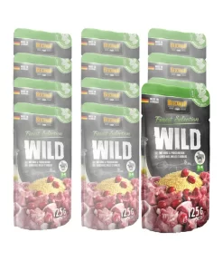BELCANDO® Nassfutter Für Hunde Finest Selection Wild & Hirse Adult, 12 X 125 G