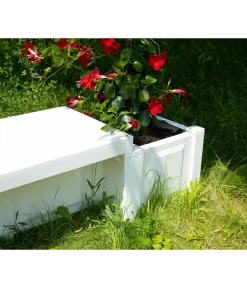 KHW Kunststoff-Gartenbank Berlin -Gartenbedarf Geschäft 2547339 WE DE 006 BankBerlinweiss