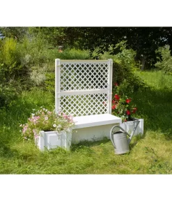 KHW Kunststoff-Gartenbank Kopenhagen -Gartenbedarf Geschäft 2547511 WE MO 004 BankKopenhagenweiss