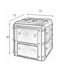 KHW Kunststoff-Komposter Bio Quick, 420 Liter -Gartenbedarf Geschäft 2550523 WE DE 001 KHWKunststoffKomposterBioQuick420Liter