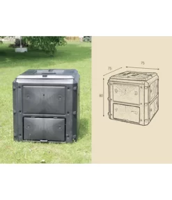 KHW Kunststoff-Komposter Bio Quick, 420 Liter -Gartenbedarf Geschäft 2550523 WE FS 003 KHWKunststoffKomposterBioQuick420Liter