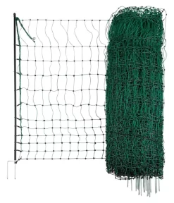 KERBL Geflügelnetz PoultryNet, Doppelspitze, Ca. 25 M