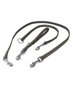 Das Lederband Universal-Hundeleine Style Amsterdam Lava