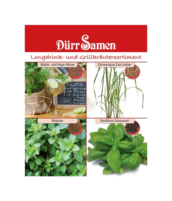 Dürr Samen Longdrink- Und Grillkräutersortiment 1 Dürr Samen Longdrink- Und Grillkräutersortiment