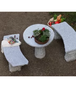 Dehner Granit-Tisch, Rund, Ca. Ø75/H75 Cm -Gartenbedarf Geschäft 2741676 WE MO 002 GranitTischrund75cm