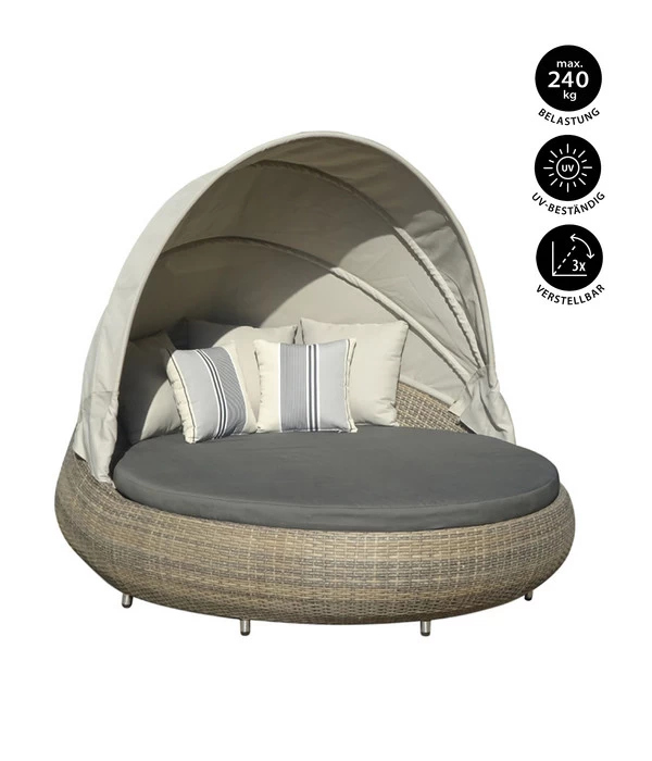 Dehner Sunlounger Florida, Ca. B160/H70/T220 Cm 5 Dehner Sunlounger Florida, Ca. B160/H70/T220 Cm – Bild 5