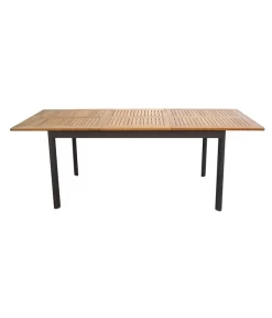 Dehner Teak-Ausziehtisch Colmar, Ca. B152-210/H76/T89 Cm