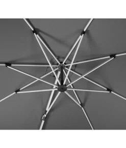 Schneider Premium Ampelschirm Monaco, Granitgrau, Quadratisch, Ca. B300/T300 Cm -Gartenbedarf Geschäft 2887982 WE DE 004 SchirmMOnaco300x300