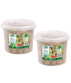 Dehner Natura Wildvogelfutter Meisen-Knödel, Ohne Netz, 2 X 100 Stk. Je 100 G