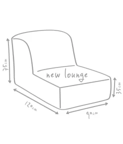 Outbag Outdoor-Sitzsack Newlounge Plus -Gartenbedarf Geschäft 3479755 WE DE 002 NewloungePlusRed