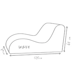 Outbag Outdoor-Sitzsack Wave Deluxe Skin -Gartenbedarf Geschäft 3502218 WE DE 002 WaveSkinKiesel