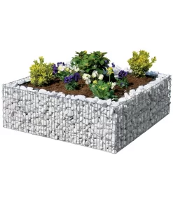 Bellissa Hochbeet 4-Eck Premium, Ø 120 X 40 Cm