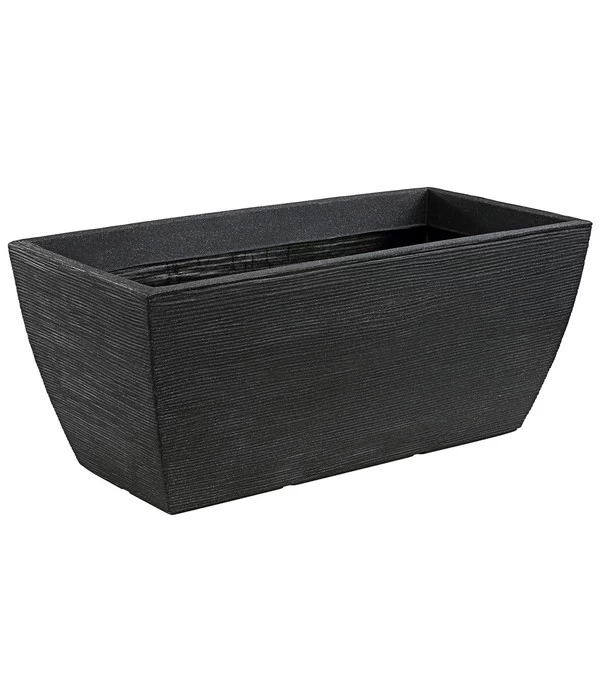 Kunststoff-Pflanzkasten Rille, Ca. B80/H34/T40 Cm, Anthrazit 1 Kunststoff-Pflanzkasten Rille, Ca. B80/H34/T40 Cm, Anthrazit