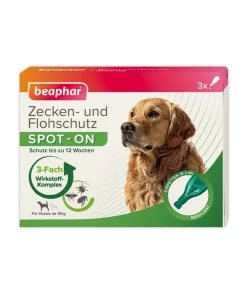 Beaphar Zecken- & Flohschutz SPOT-ON Für Hunde, 3x2 Ml