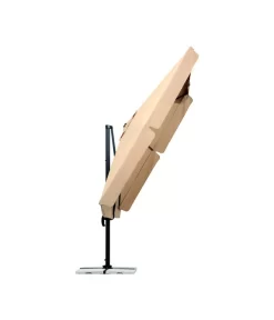 Schneider Classics Sonnenschirm Rhodos, Holzoptik, Quadratisch Ca. B300/T300 Cm -Gartenbedarf Geschäft 3927571 BildD 004 SchneiderSonnenschirmRhodosAmpelschirmRhodosNatur