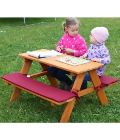 Habau Kinder Picknickbank, 89 X 79 X 50 Cm -Gartenbedarf Geschäft 4031092 WE MO 002 Kinderpicknickbank