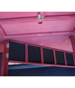 Dehner Kaninchenstall Landhaus, Mit Wärmedämmung, Ca. B114/H116/T57 Cm -Gartenbedarf Geschäft 4045258 WE DE 007 DehnerLandhausrotmitwaeremedaemmung