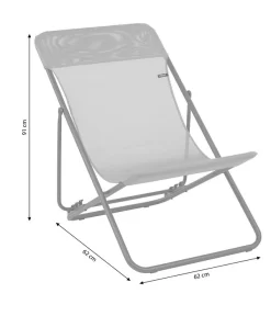 Lafuma Liegestuhl Maxi Transat, Batyline® 14 Lafuma Liegestuhl Maxi Transat, Batyline® -Gartenbedarf Geschäft 4070017 WE BG 001 LafumaMaxiTransatLac