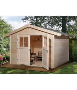 Weka Gartenhaus 122 Gr. 3, Ca. B380/H253/T239 Cm