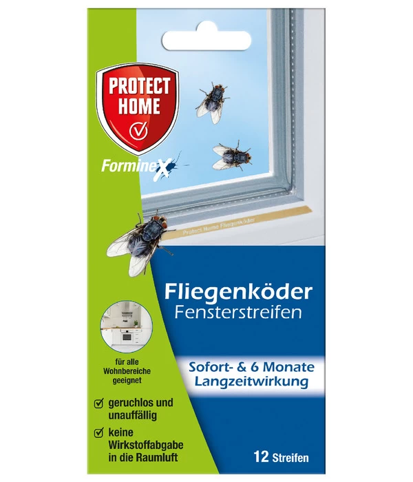 PROTECT HOME Forminex Fliegenköder Fensterstreifen, 12er-Set 1 PROTECT HOME Forminex Fliegenköder Fensterstreifen, 12er-Set