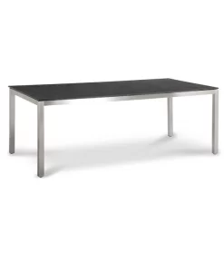 Best Tisch Marbella, Edelstahl, Schwarz, Ca. B210/H76/T100 Cm