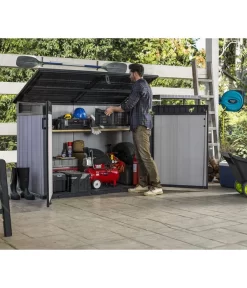 Keter Universal-Aufbewahrungsbox Grande Store 2100 Liter, Ca. B190,5/H132,5/T109,3 Cm -Gartenbedarf Geschäft 4161725 WE MO 006 KeterMuelltonnenbox