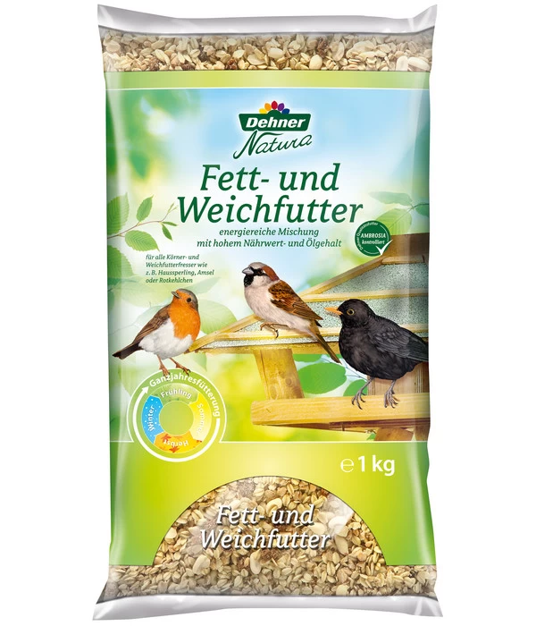 Dehner Natura Wildvogelfutter Futterbuffet Maxi, 8-teilig 4 Dehner Natura Wildvogelfutter Futterbuffet Maxi, 8-teilig – Bild 4