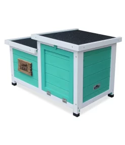 Dehner Nagerschlafhaus Happy Home Teatro, Türkis -Gartenbedarf Geschäft 4261608 WE FS 002 DehnerHappyHomeNagerschlafhausTeatro