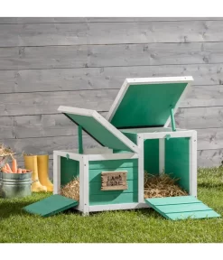 Dehner Nagerschlafhaus Happy Home Teatro, Türkis -Gartenbedarf Geschäft 4261608 WE M 003 DehnerNagerschlafhausTeatro