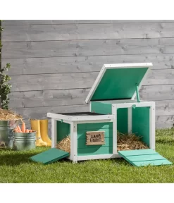 Dehner Nagerschlafhaus Happy Home Teatro, Türkis -Gartenbedarf Geschäft 4261608 WE M 006 DehnerNagerschlafhausTeatro