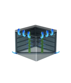 Biohort Metall-Komposter MonAmi®, Ca. B102/H86/T102 Cm 12 Biohort Metall-Komposter MonAmi®, Ca. B102/H86/T102 Cm -Gartenbedarf Geschäft 4271581 WE FS 001 KOMPOSTER MONAMI DGRAU BELUEFTUNG