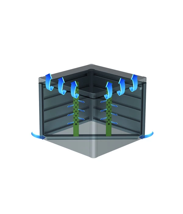 Biohort Metall-Komposter MonAmi®, Ca. B102/H86/T102 Cm 5 Biohort Metall-Komposter MonAmi®, Ca. B102/H86/T102 Cm – Bild 5