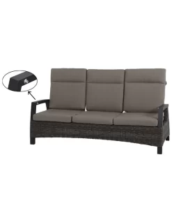 Siena Garden Bank Corido, 103 X 206 X 87 Cm -Gartenbedarf Geschäft 4330429 WE DE 017 Sofacorido3ercharcoal