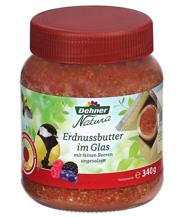 Dehner Natura Erdnussbutter Im Glas, Beeren, 8 X 340 G 4 Dehner Natura Erdnussbutter Im Glas, Beeren, 8 X 340 G – Bild 4