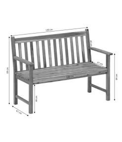 Dehner Bank Mykonos, 2-Sitzer -Gartenbedarf Geschäft 4407201 WE BG 001 BankMykonos