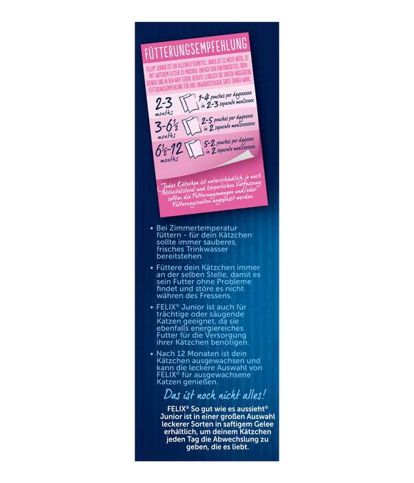 PURINA Felix® Nassfutter Für Katzen So Gut Wie Es Aussieht Gemischte Vielfalt Junior 2 PURINA Felix® Nassfutter Für Katzen So Gut Wie Es Aussieht Gemischte Vielfalt Junior – Bild 2