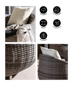 Dehner Geflechtsessel Avani -Gartenbedarf Geschäft 4418786 WE IG 001 SesselAvaniEinzeln