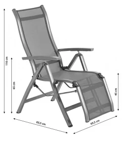 Dehner Relaxstuhl Chicago -Gartenbedarf Geschäft 4422176 WE BG 001 Dehner Relaxstuhl Chicago