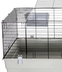 Dehner Nagerheim Peppy, Ca. B160/H58/T80 Cm -Gartenbedarf Geschäft 4429569 WE DE 001 DehnerMarkenqualitaetHasenkaefigPeppyGrau