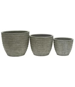 Dehner Leichtbeton-Topf Prunus, Graubraun -Gartenbedarf Geschäft 4440772 4440822 4440848 WE DE 003 DehnerLeichtbetonTopfPrunus