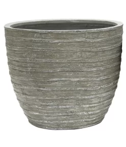 Dehner Leichtbeton-Topf Prunus, Graubraun