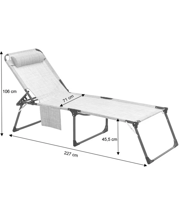 Dehner Gartenliege Mallorca, Ca. B71/H106/T227 Cm 10 Dehner Gartenliege Mallorca, Ca. B71/H106/T227 Cm – Bild 10