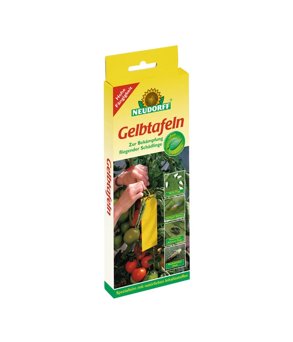 Neudorff Gelbtafeln, Ca. B7,5/T20 Cm, 7er-Set 1 Neudorff Gelbtafeln, Ca. B7,5/T20 Cm, 7er-Set