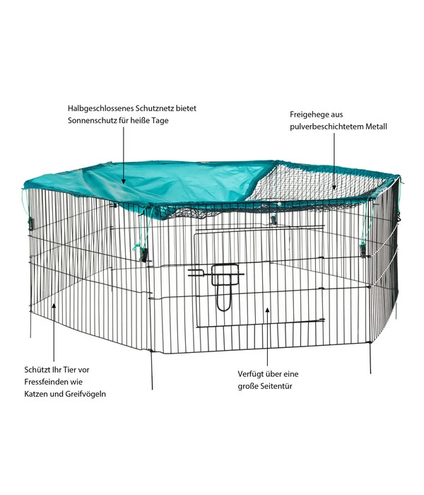 Trixie Jungtiergehege Mit Netz, Ca. B116/H58/T38 Cm 2 Trixie Jungtiergehege Mit Netz, Ca. B116/H58/T38 Cm – Bild 2